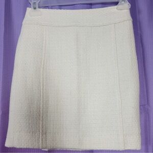 Banana Republic Off White Skirt